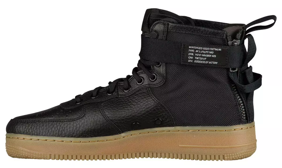 Nike SF Air Force 1 Mid Black Gum Udgivelsesdato