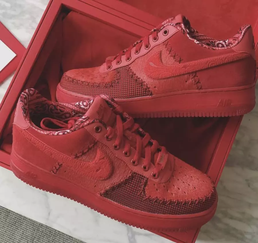 Odell Beckham Jr Nike Air Force 1 Low Rojo