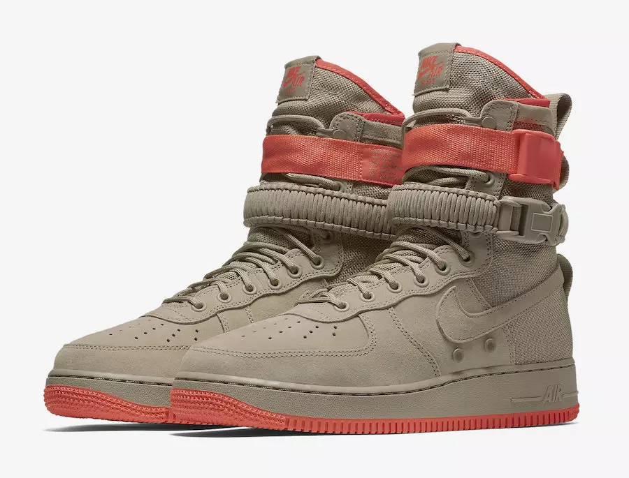 Nike SF-AF1 ხაკიში და Rush Coral მალე გამოვა