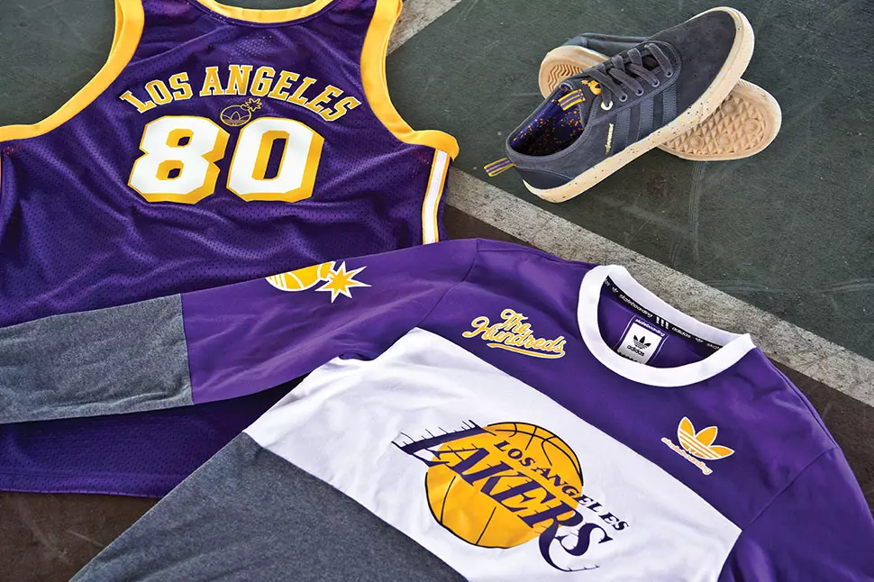 adidas Skateboarding The Hundreds Lakers ネッツ パック