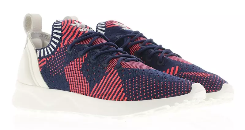 adidas ZX Flux ADV Virtue Primeknit Shock Red Navy