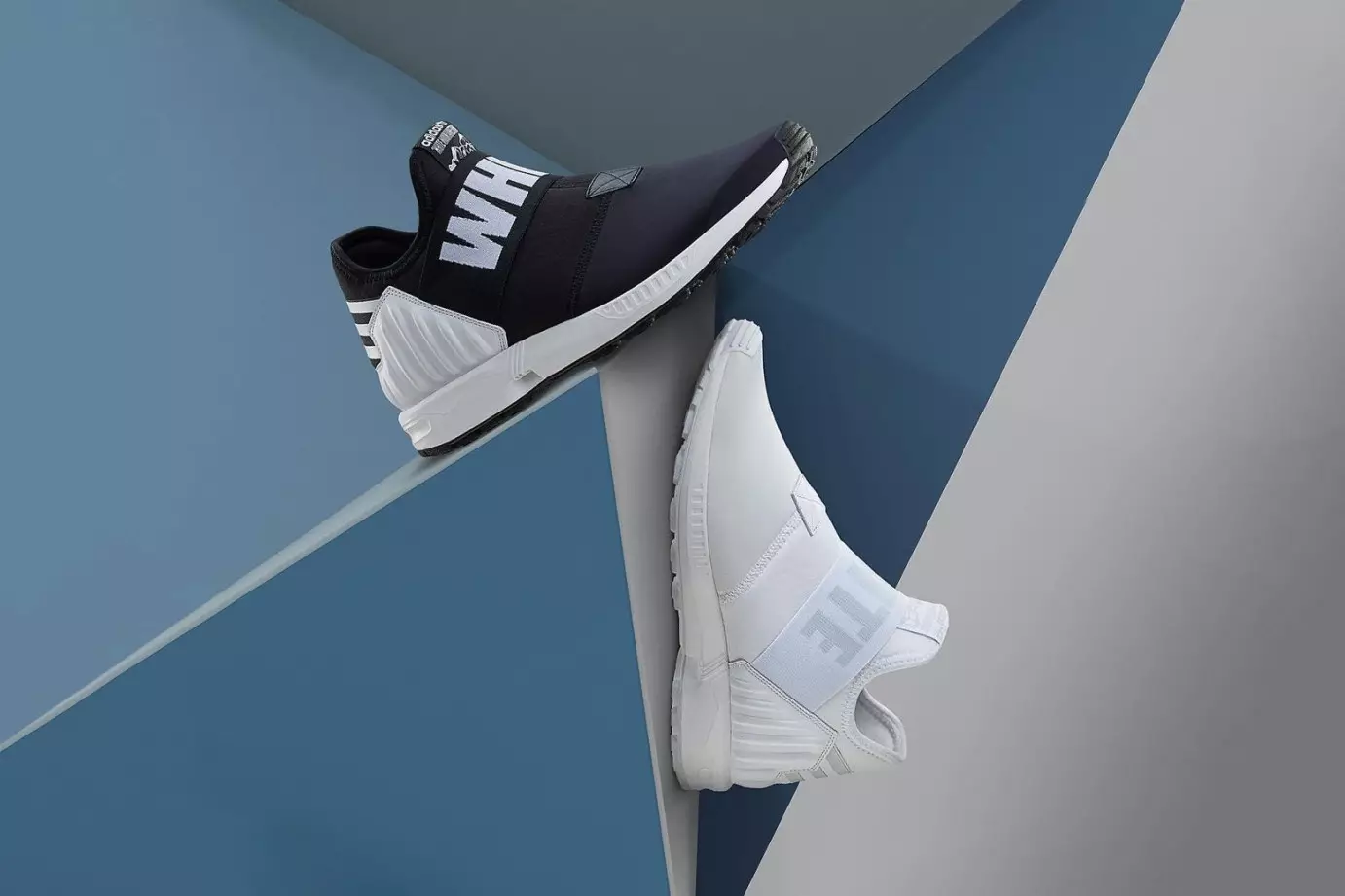 White Mountaineering x adidas ZX Flux Plus dan Riviera