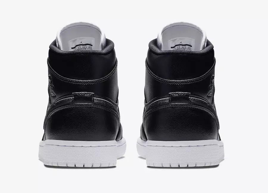 Air Jordan 1 Mid Black White 852542-016 Buraxılış Tarixi