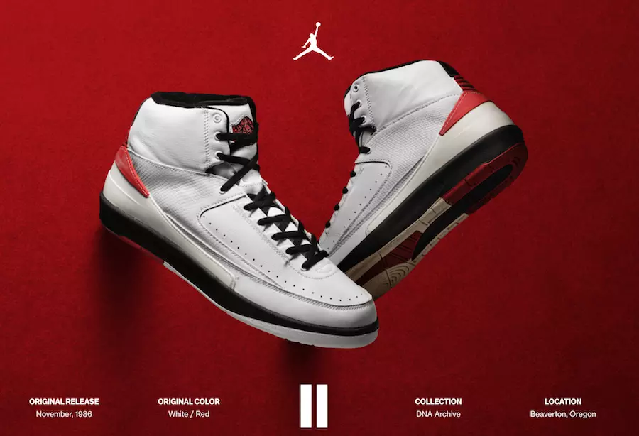 „Air Jordan 2 OG“.