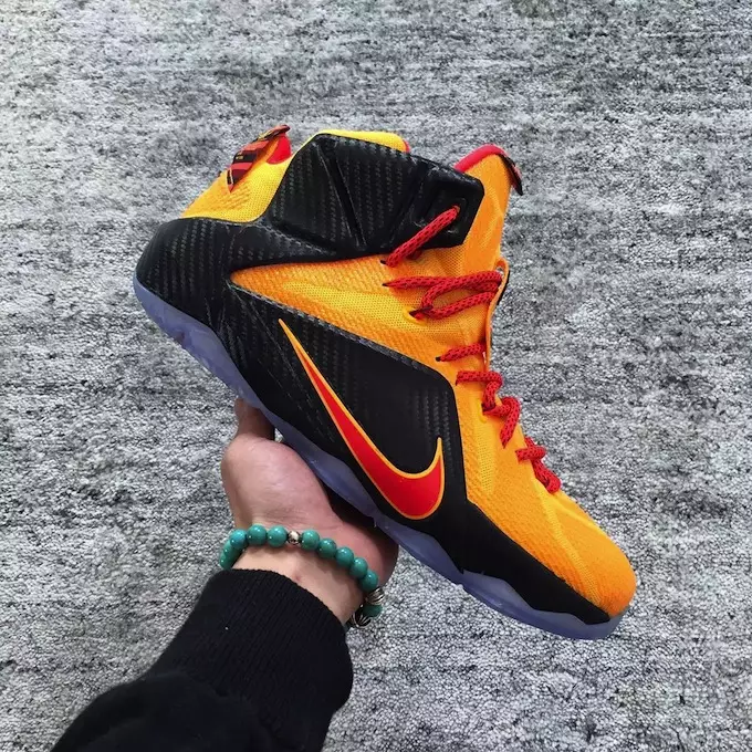 Nike LeBron 12 Cleveland Laser Orange Data lansării