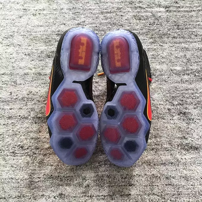 Data de lançamento do Nike LeBron 12 Cleveland Laser Orange