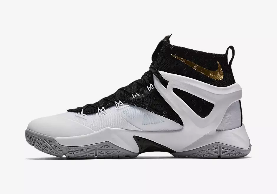 Nike LeBron Ambassador 8 Blanc Noir Or