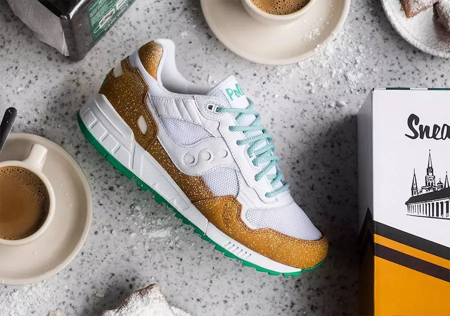 Sneaker Politics Cafe Du Monde Saucony Shadow 5000 Powered Sugar Beignet 発売日