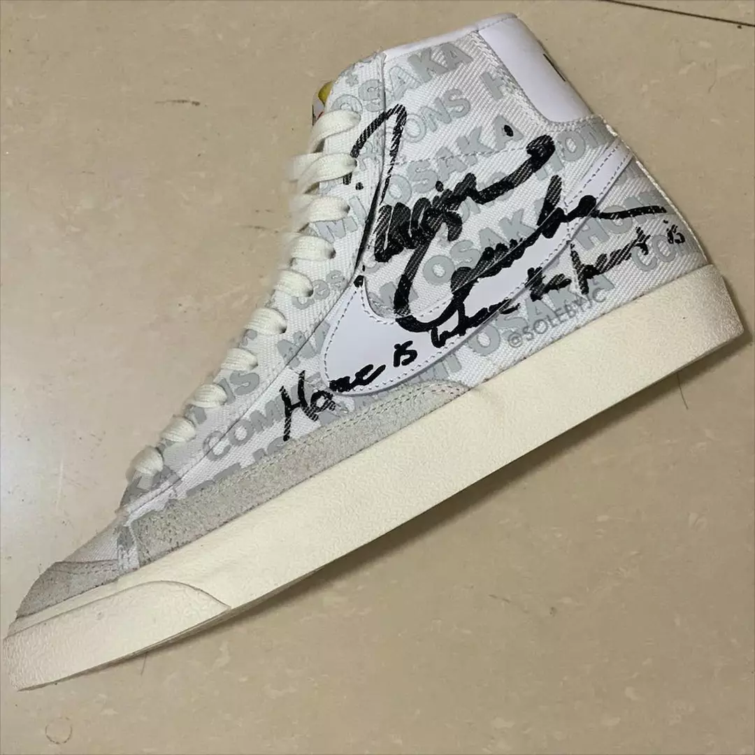 Comme des Garcons Naomi Osaka Nike Blazer Mid DA5383-100 Data de lançamento