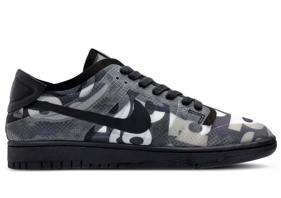 Comme des Garcons Nike Dunk Lav utgivelsesdato Pris