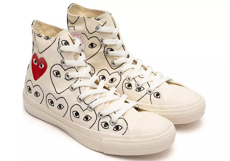 CDG PLAY Converse Chuck 70 ზაფხული 2020 გამოსვლის თარიღი