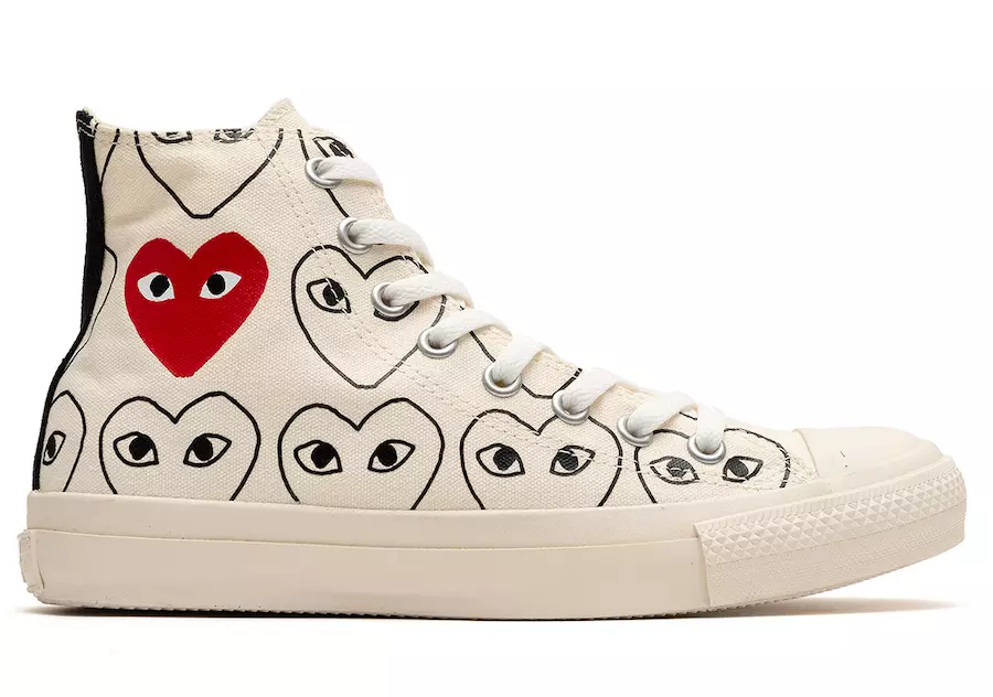 CDG PLAY Converse Chuck 70 ზაფხული 2020 გამოსვლის თარიღი