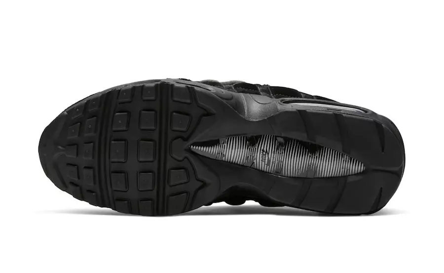 Comme des Garcons Nike Air Max 95 Black تاريخ الإصدار