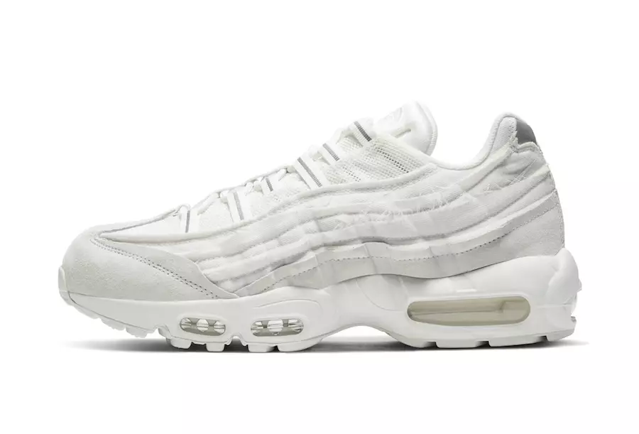 Comme des Garcons Nike Air Max 95 White Tanggal Rilis