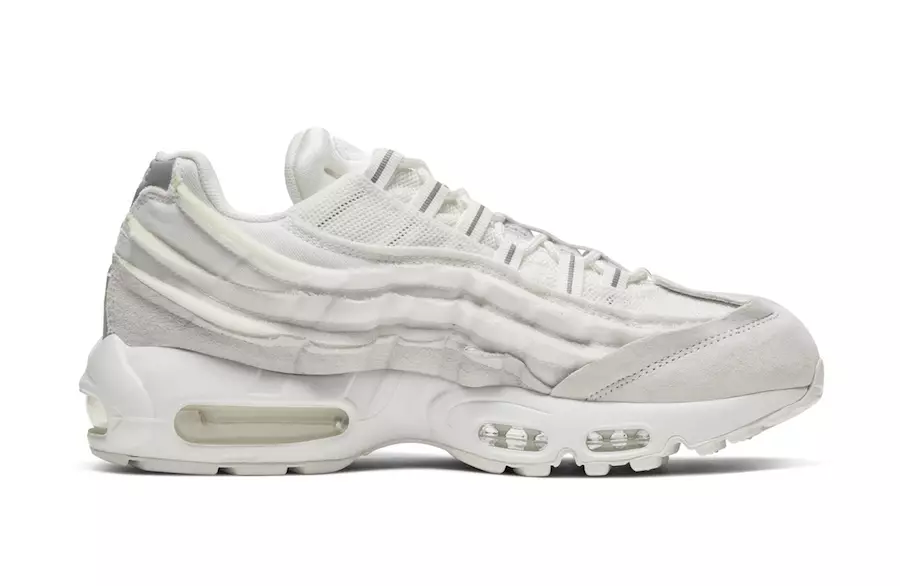 Comme des Garcons Nike Air Max 95 White Utgivelsesdato