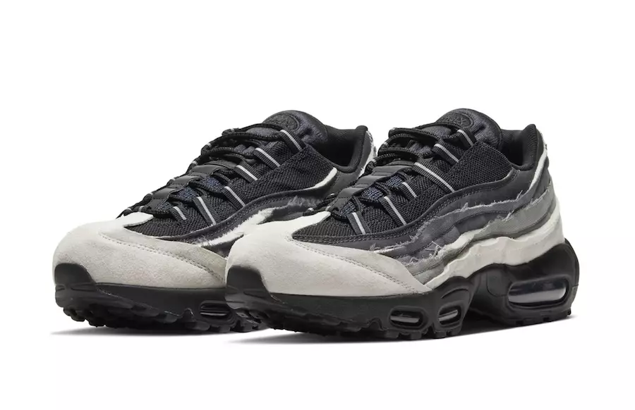 Comme des Garcons Nike Air Max 95 Black Grey Թողարկման ամսաթիվը