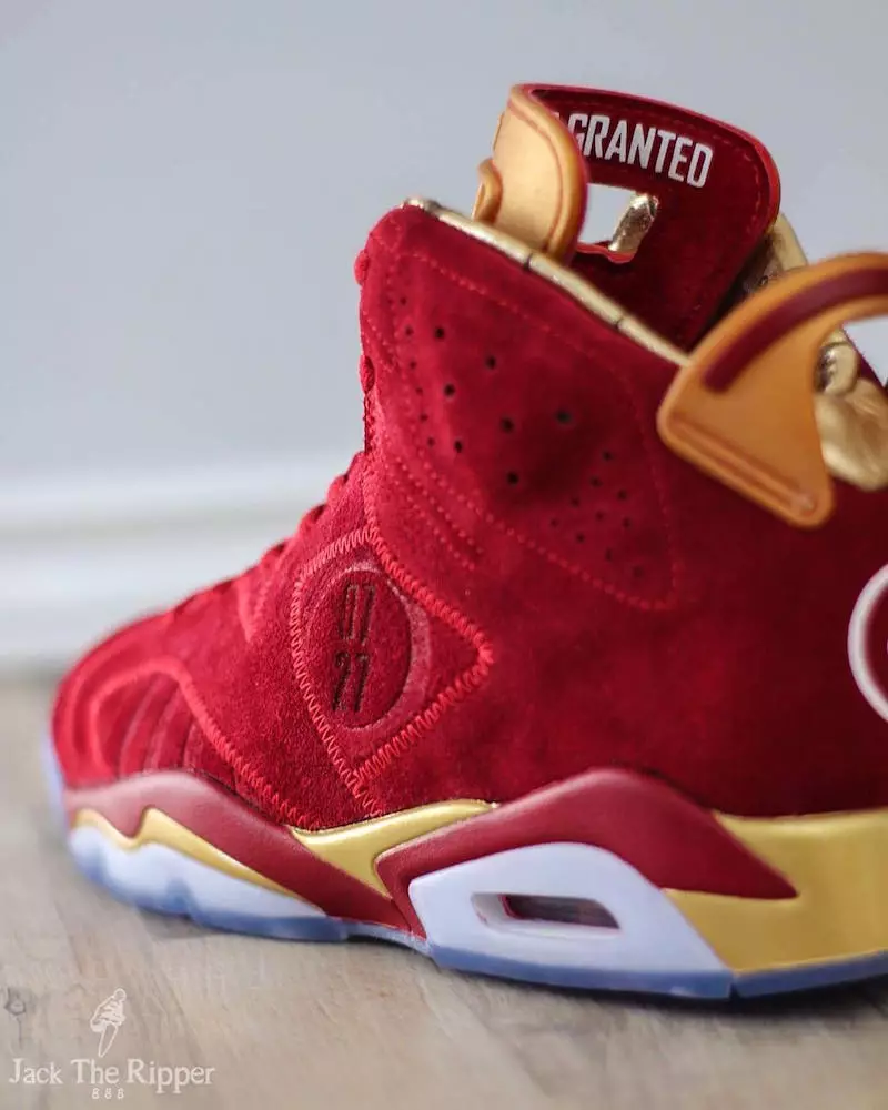 Air Jordan 6 кроваво-красный Doernbecher Custom