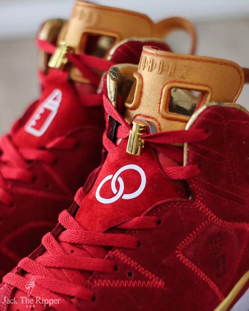 Air Jordan 6 Blood Red Doernbecher Custom