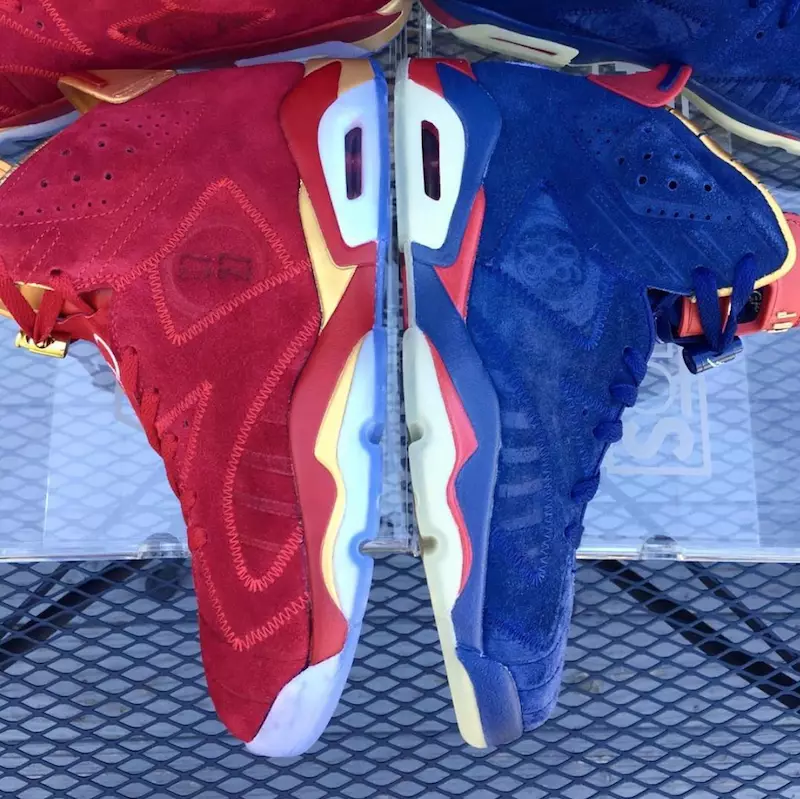 Air Jordan 6 Blood Red Doernbecher Benotzerdefinéiert