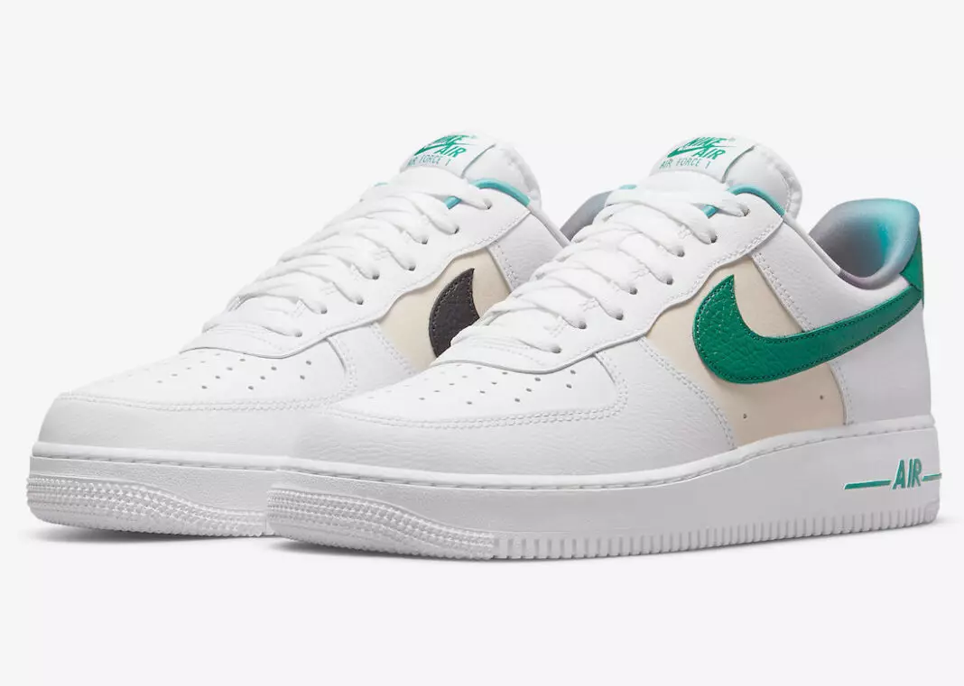 Nike Air Force 1 төмен EMB ақ малахит інжу ақ DM0109-100 Шығарылған күні