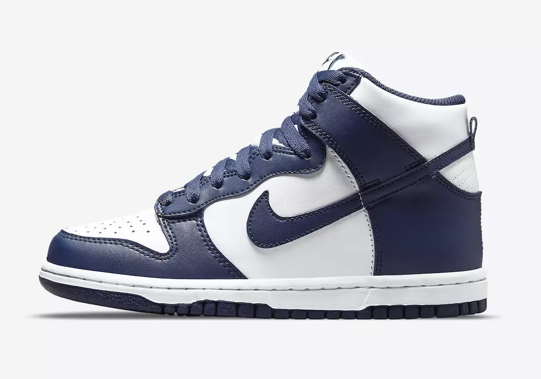 Nike Dunk High GS Navy White DB2179-104 Izlaišanas datums