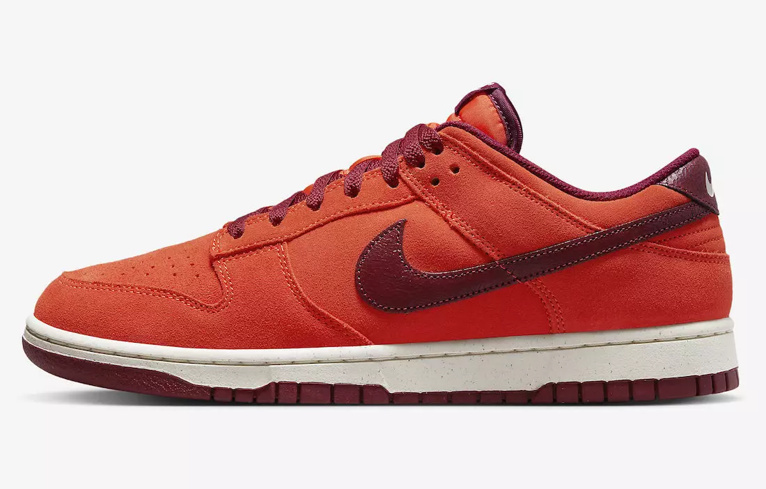 Nike Dunk madala oranži seemisnahast DQ8801-800 väljalaskekuupäev