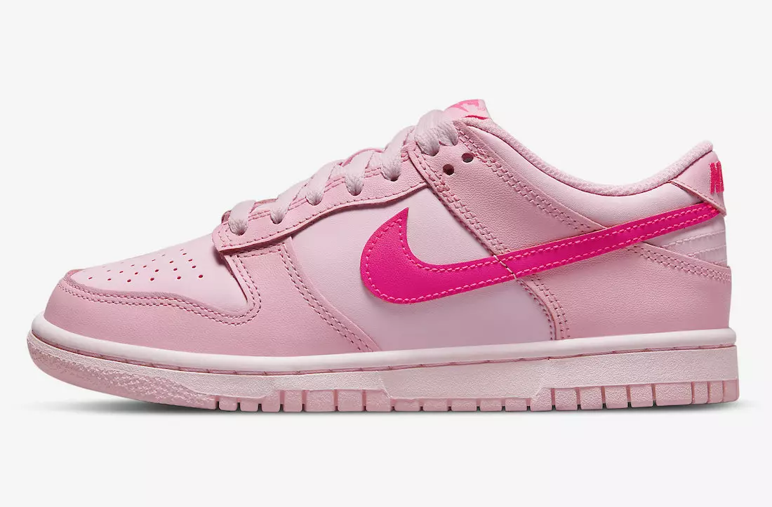 Nike Dunk Low Triple Pink DH9765-600 Tarikh Tayangan