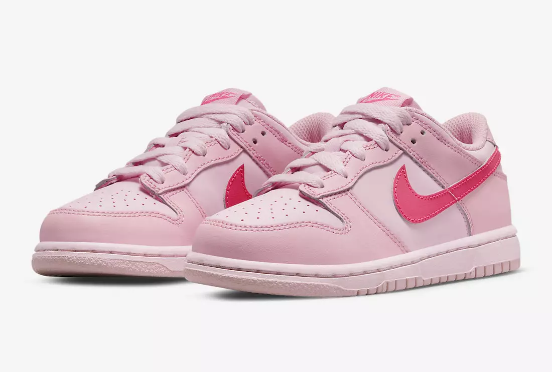 Nike Dunk Low GS Triple Pink DH9756-600 Data tal-Ħruġ