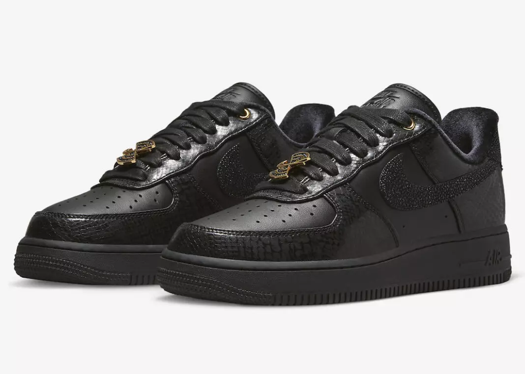 Nike Air Force 1 Low Anniversary Edition Black Gold DX6035-001 Utgivningsdatum