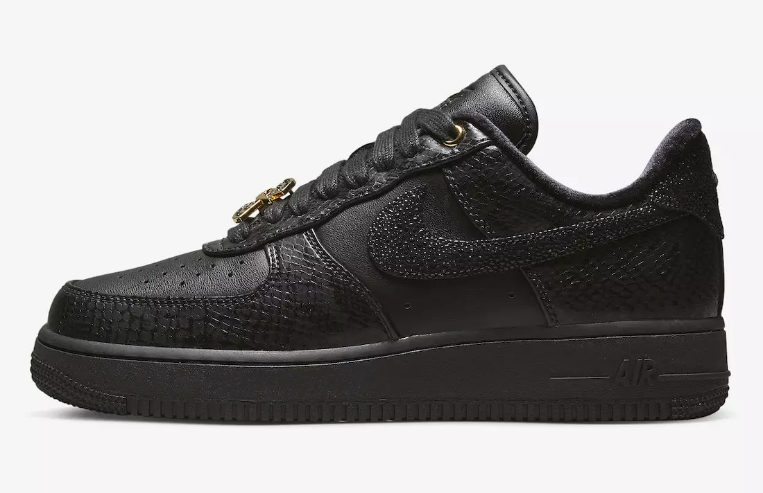 Nike Air Force 1 төмен мерейтойлық шығарылымы қара алтын DX6035-001 шығарылым күні