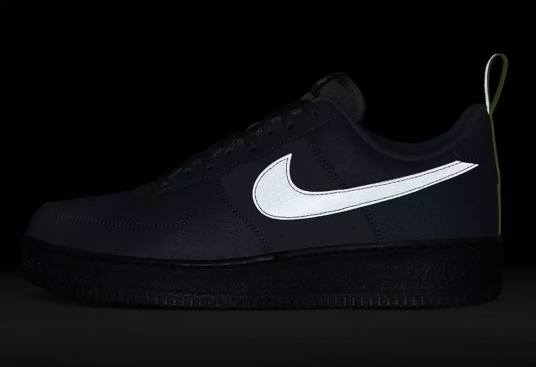 Nike Air Force 1 დაბალი ნაცრისფერი შავი ვოლტი DZ4510-001 გამოშვების თარიღი