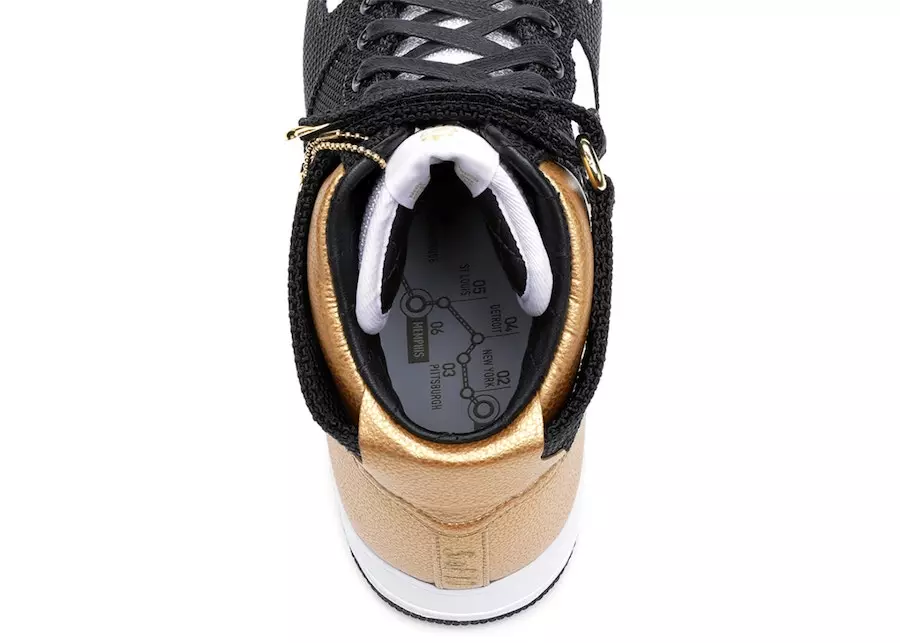 DJ Skee Gold Rush Rally Bespoke Nike Air Force 1