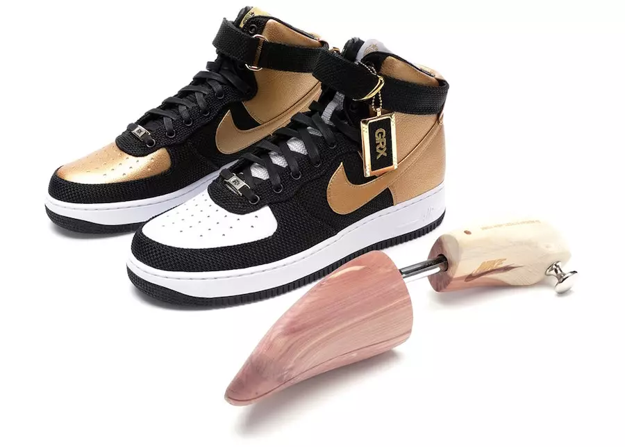 DJ Skee Gold Rush Rally Skreddersydd Nike Air Force 1