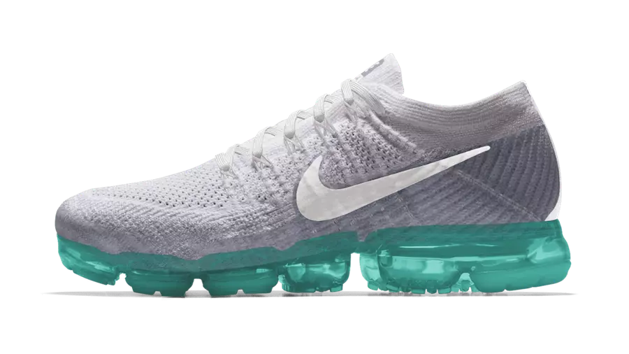 Варыянт каляровай падэшвы NIKEiD Air VaporMax