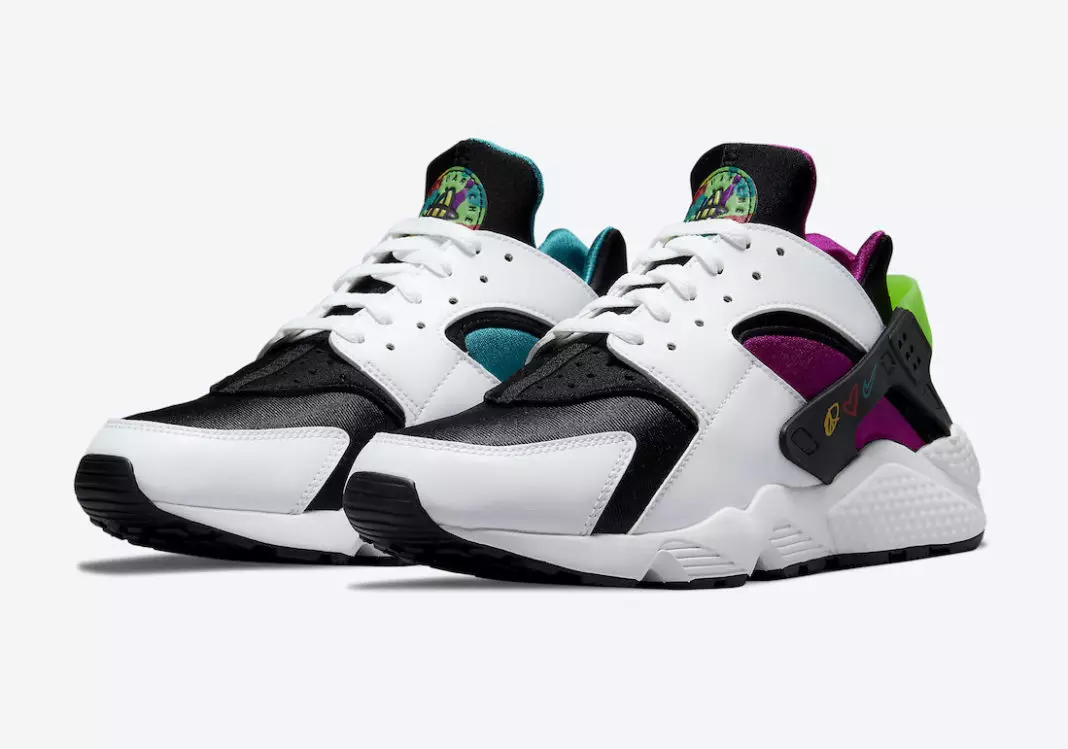 Nike Air Huarache Peace Love Swoosh DM8152-100 Utgivningsdatum