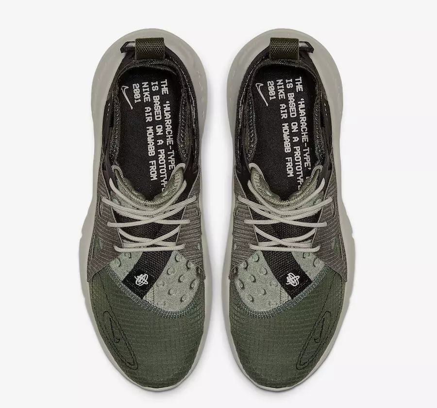 Fecha de lanzamiento de Nike Huarache Type Olive BQ5102-300