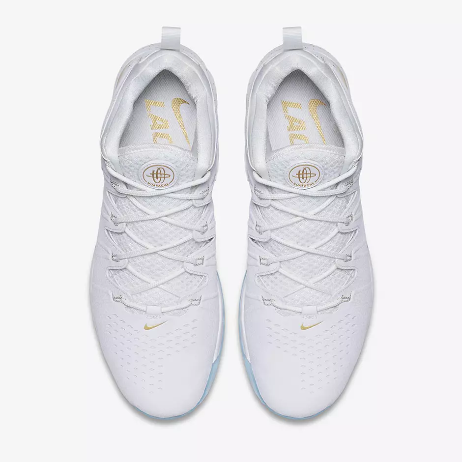 Nike Huarache 4 Turf White Gold