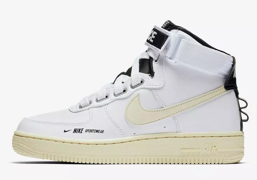 Tarehe ya Kutolewa ya Nike Air Force 1 High Utility White AJ7311-100