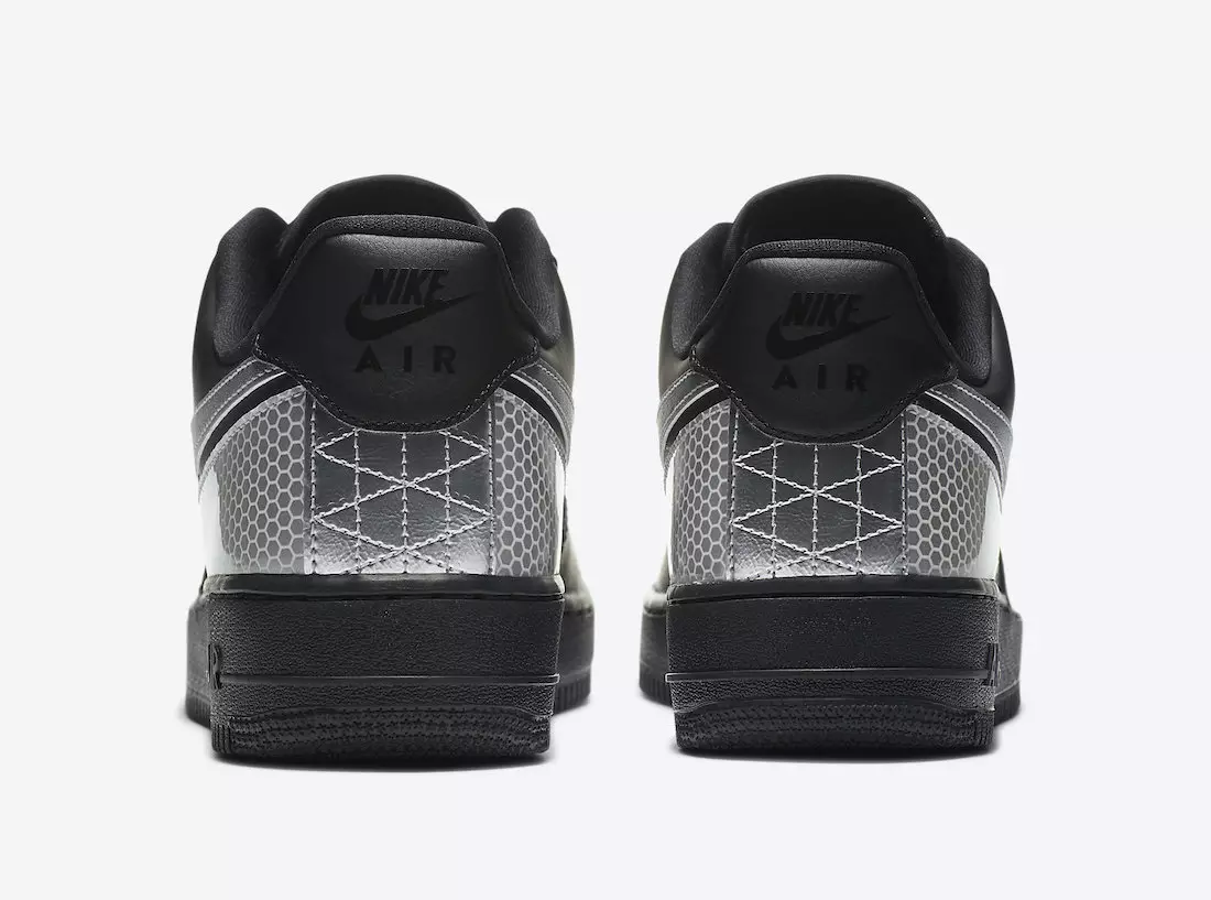 3M Nike Air Force 1 Low Black Silver CT2299-001 תאריך שחרור