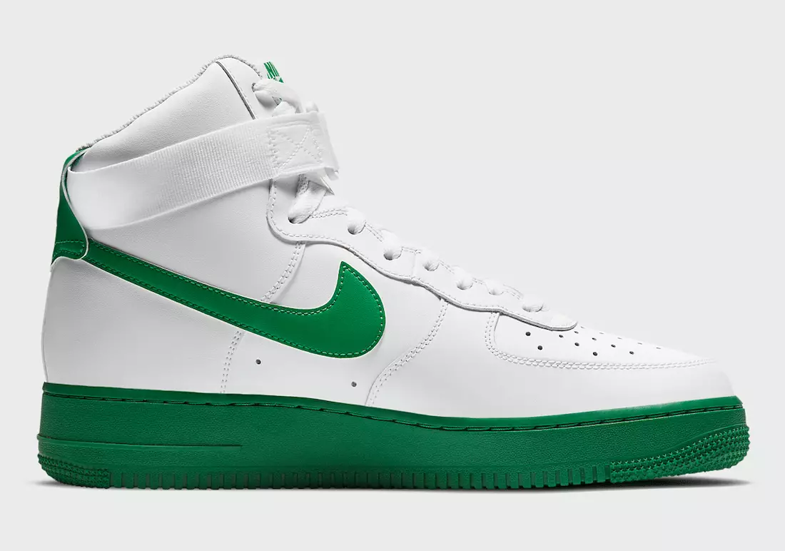 Nike Air Force 1 High White Green CK7794-100 Чыгарылган күнү