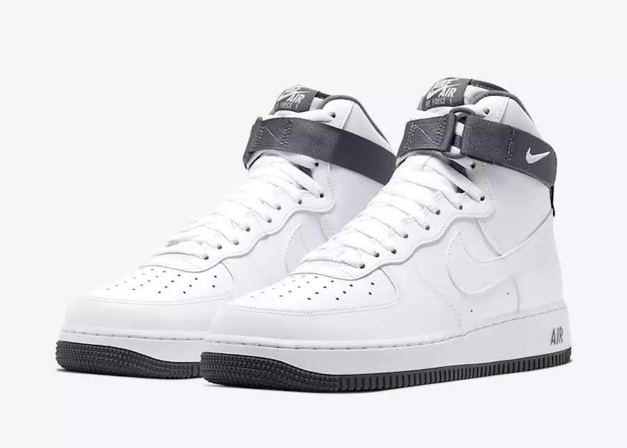 Nike Air Force 1 High White Charcoal CD0910-100 Data de lançamento