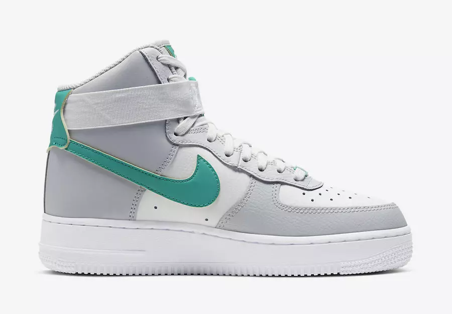 Nike Air Force 1 High Grey Fog Neptune Green 334031-015 Datum izdavanja