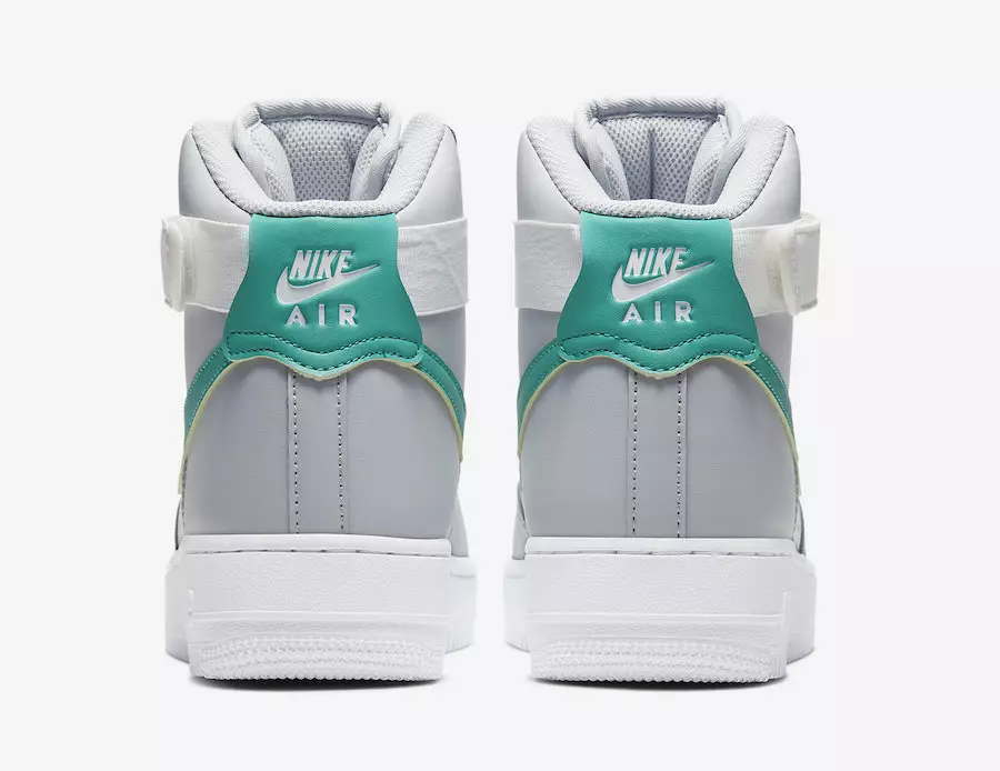 Nike Air Force 1 High Grey Fog Neptune Green 334031-015 Datum izdavanja