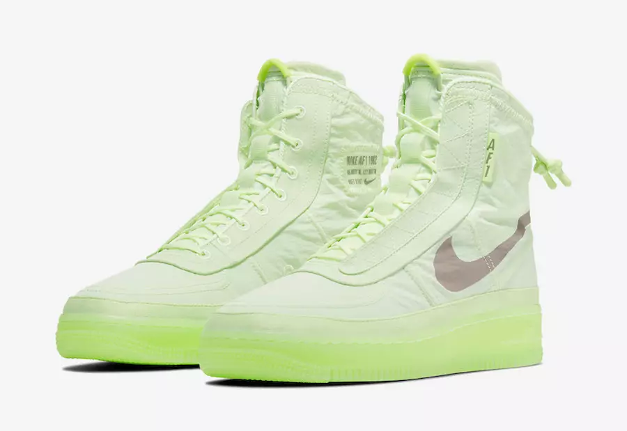 Nike Air Force 1 High Shell Volt BQ6096-700 გამოშვების თარიღი