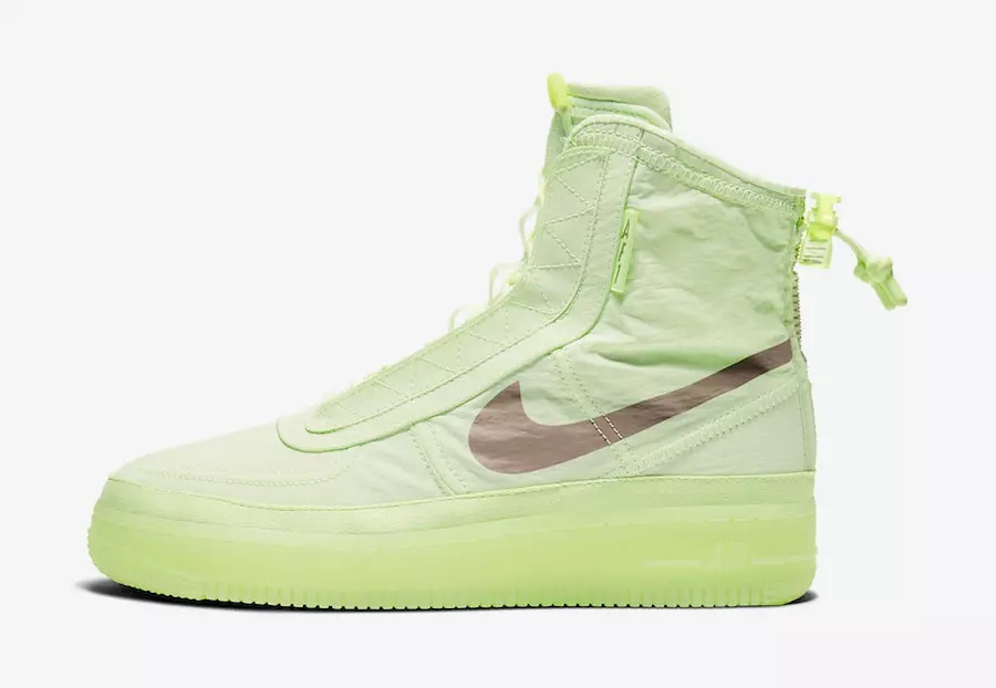 Nike Air Force 1 High Shell Volt BQ6096-700 Megjelenési dátum