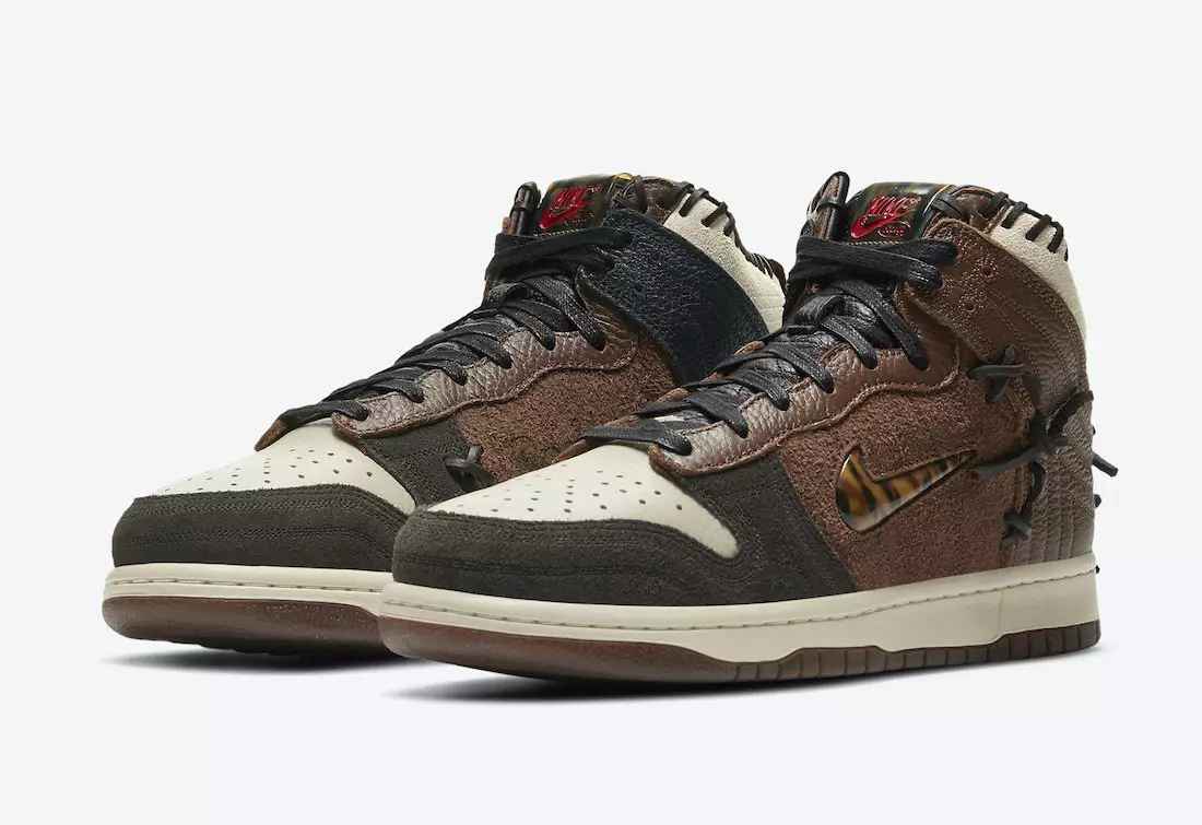 Санаи барориши Bodega Nike Dunk High Fauna Brown CZ8125-200