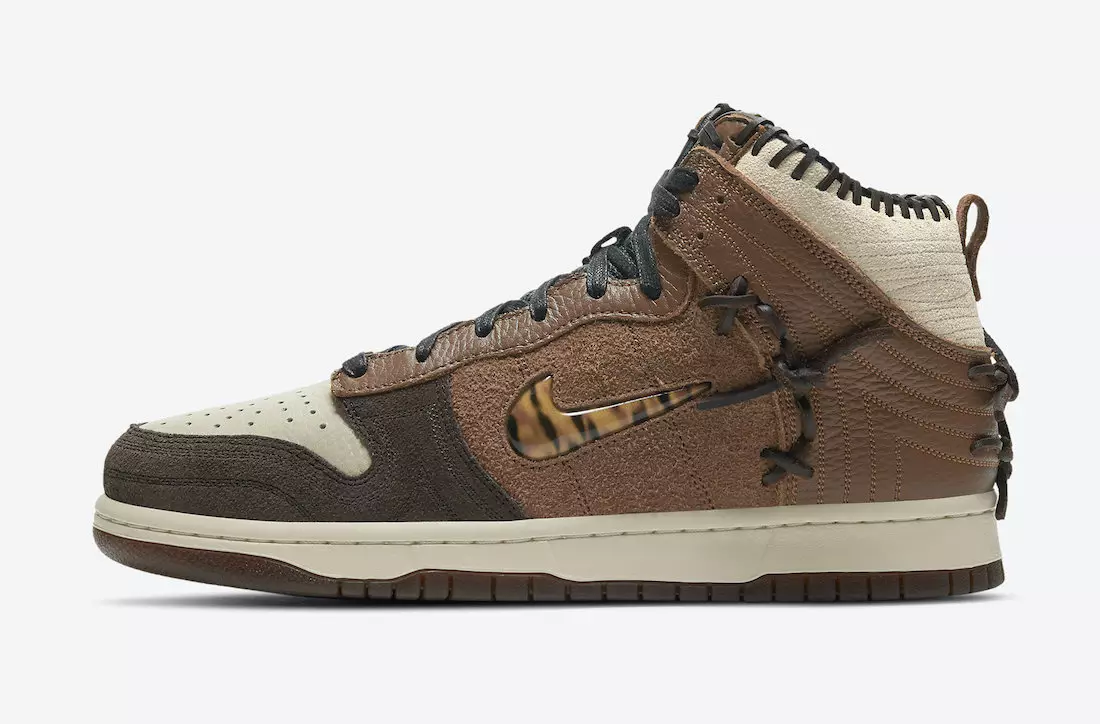 Bodega Nike Dunk High Fauna Brown CZ8125-200 väljalaskekuupäev