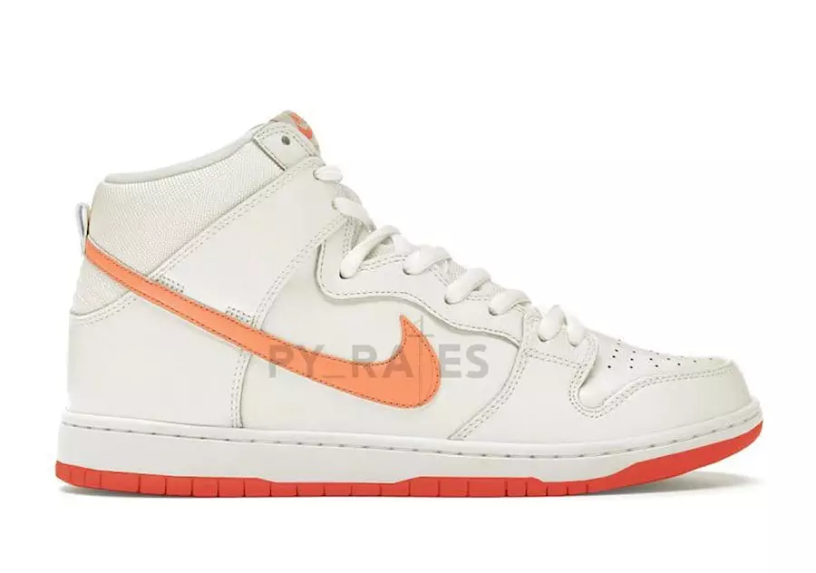 Bodega Nike Dunk High Pearl White Magic Ember Team Orange Թողարկման ամսաթիվ