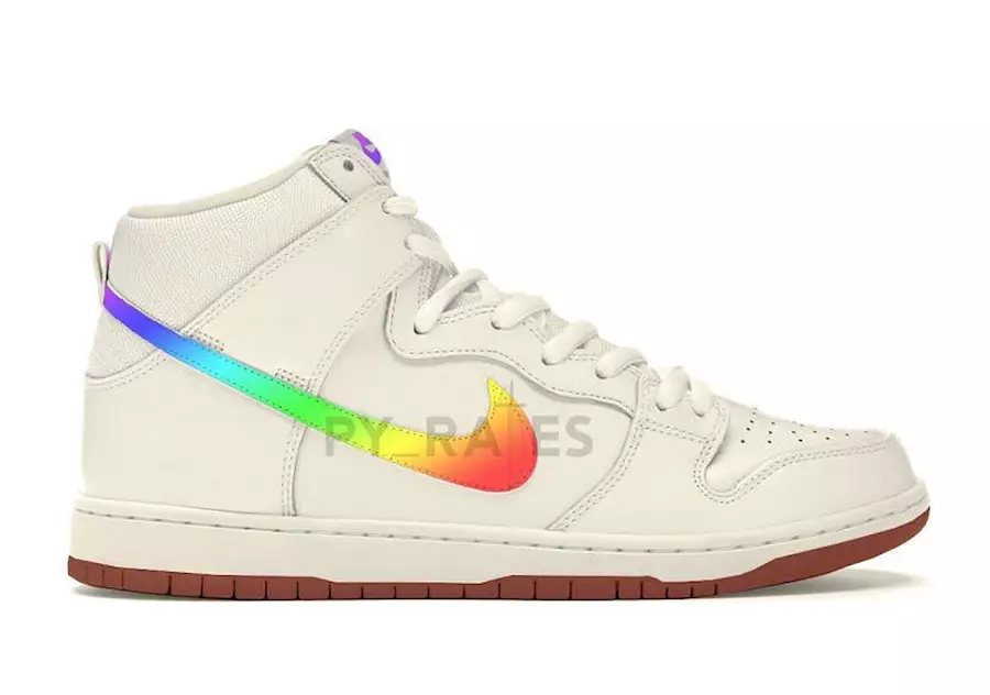 Bodega Nike Dunk High Sail Multi-Color nyír rusztikus narancssárga Megjelenési dátum