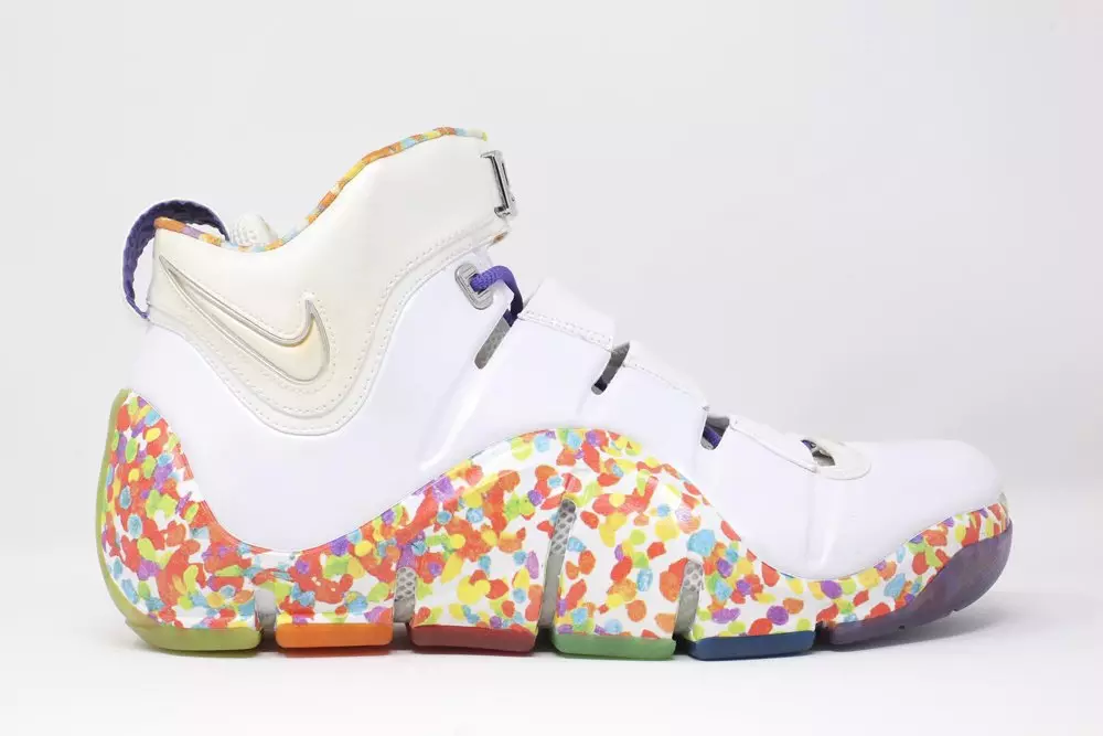 Nike LeBron 4 Fruity Pebbles 2022 DQ9310-100 Chiqarilgan Sana